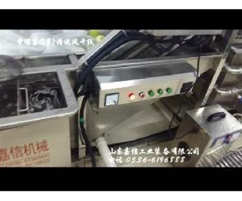  晉煤集團清洗風（fēng）幹流水線