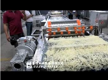 土豆（dòu）去皮二級切（qiē）洗脫水流水線