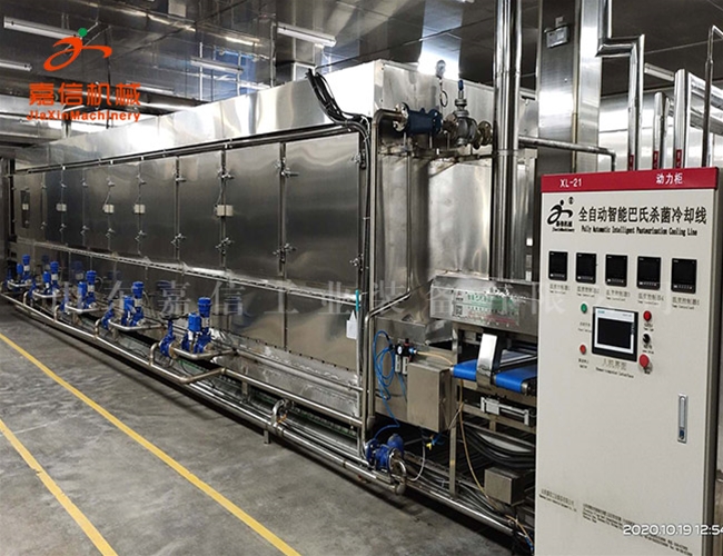 隧道式巴氏殺（shā）菌（jun1）冷卻線