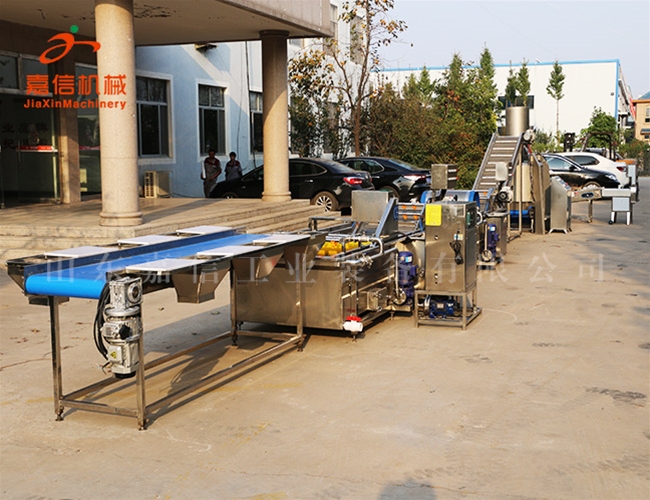 根莖類、葉（yè）菜類二合一清洗風幹流水線設備