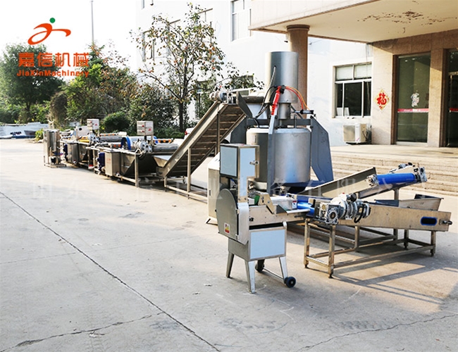 根莖(jīng)類、葉菜類二合一清洗風幹流水線設備