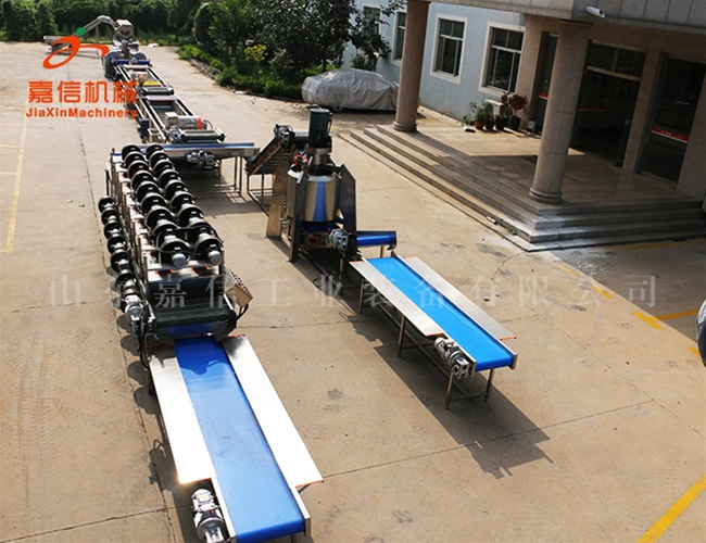 葉菜類清洗風（fēng）幹流（liú）水線